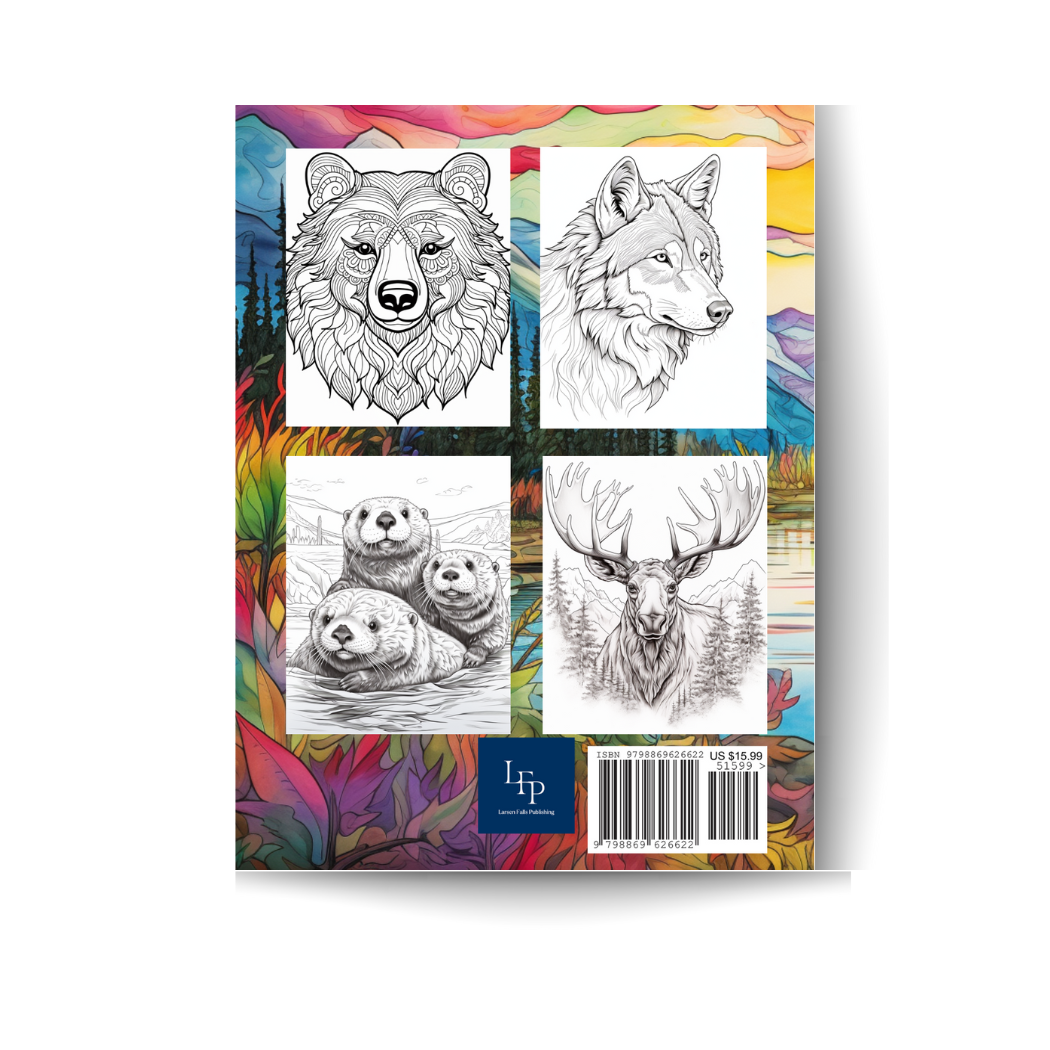 Alaskan Wildlife Adult Coloring Book