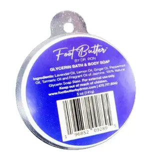 Lavender Bath Bundle – Moisturizing Glycerin Soaps & Shower Loofah Set