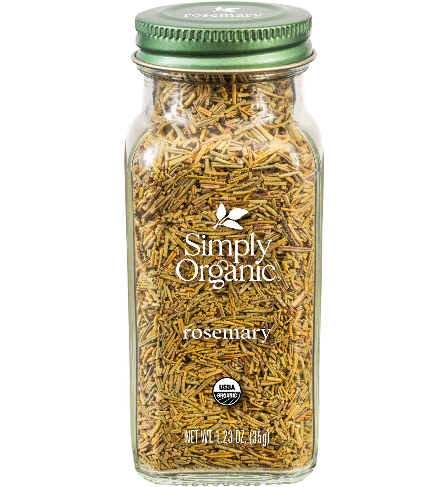 Pure Rosemary Leaf, Certified Organic, Kosher, 1.23 Oz