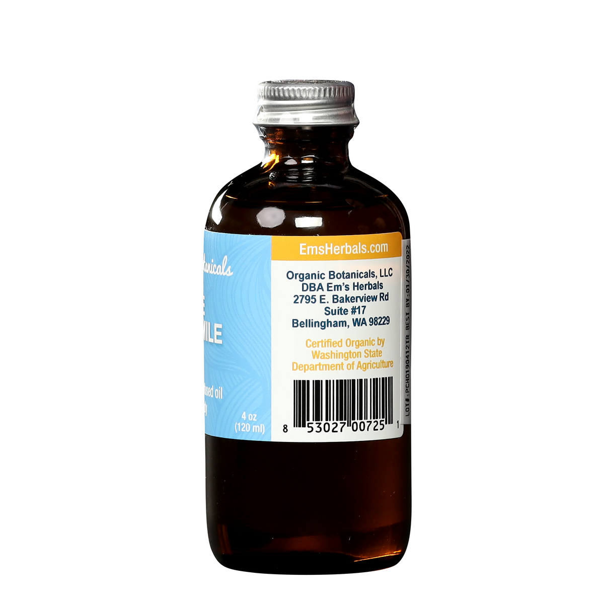 Pure Chamomile Infused Oil – Certified Organic Herbal Oil for Sensitive Skin, Eczema & More