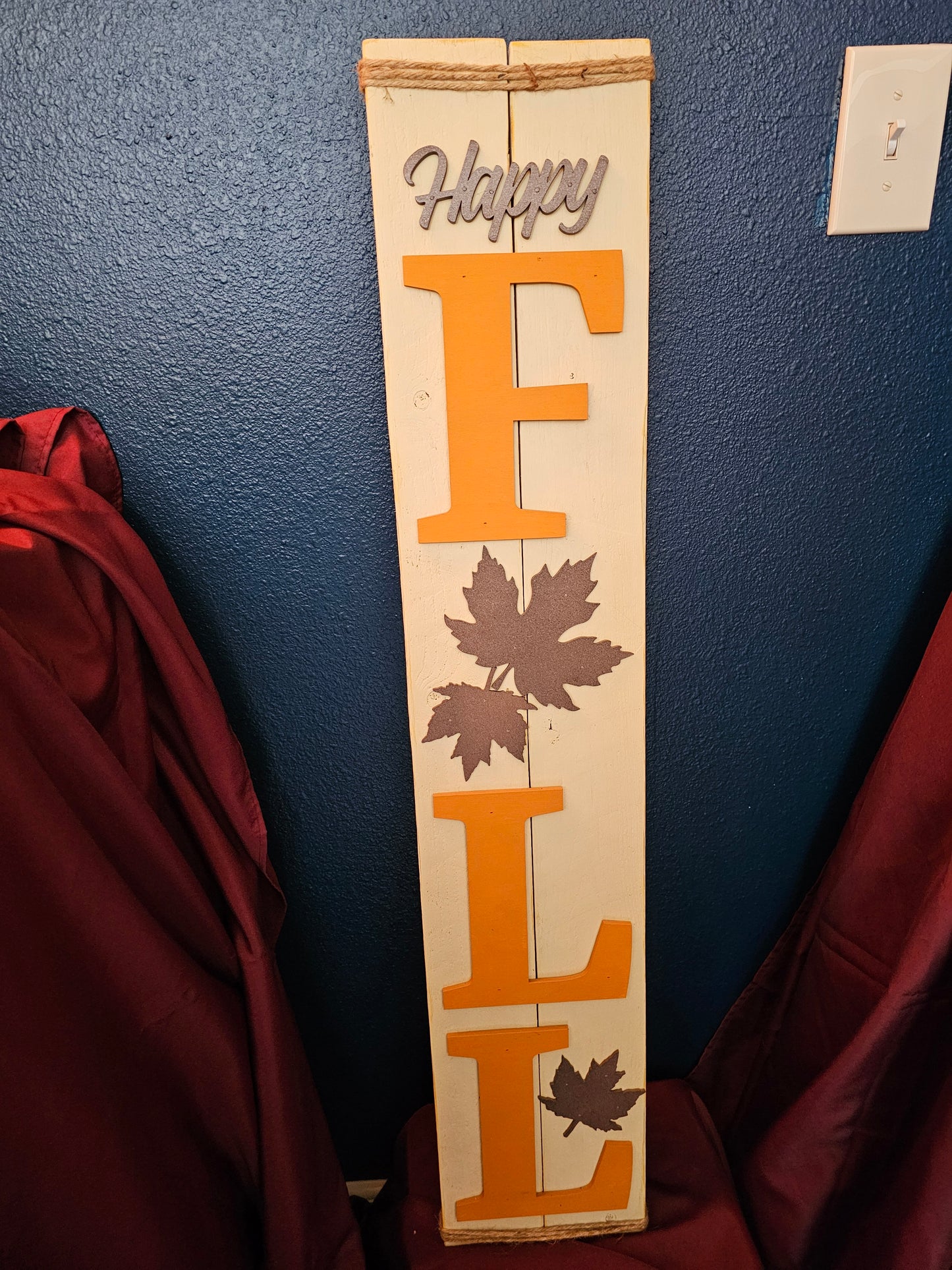 Fall Porch Message Board