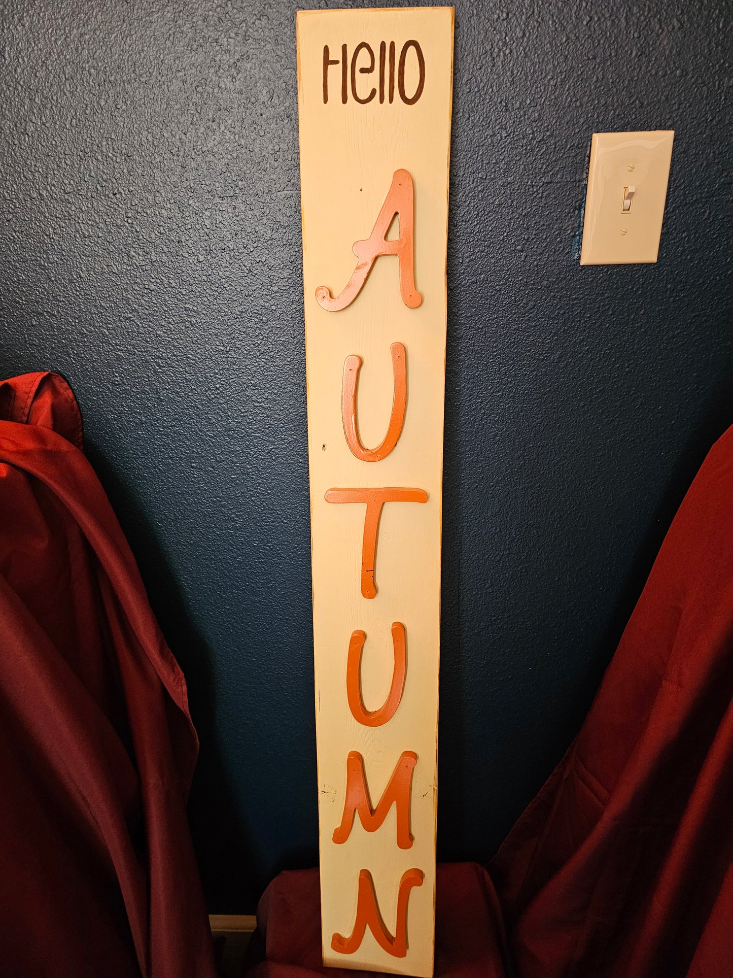 Fall Porch Message Board