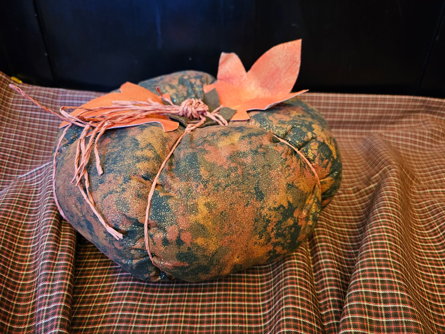 Handmade Fabric Pumpkins