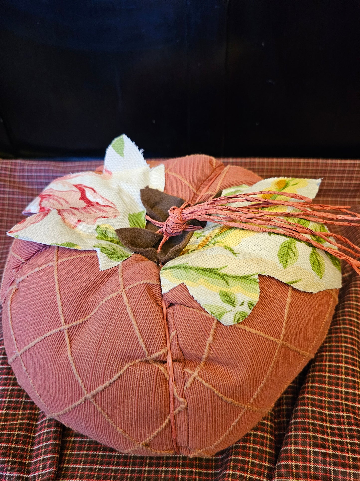 Handmade Fabric Pumpkins