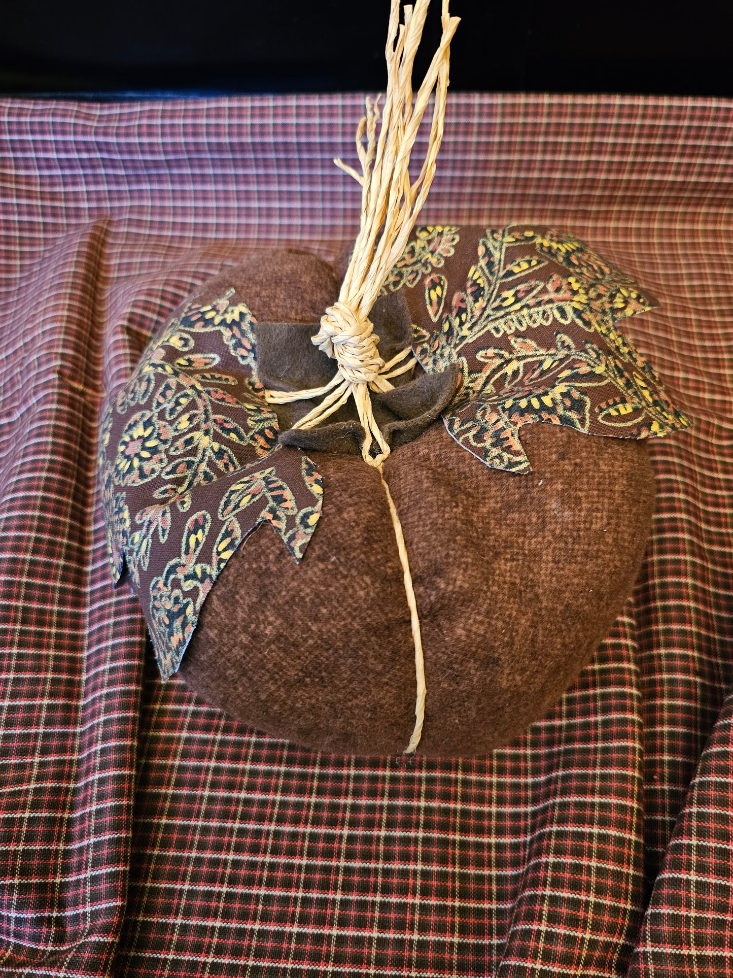 Handmade Fabric Pumpkins