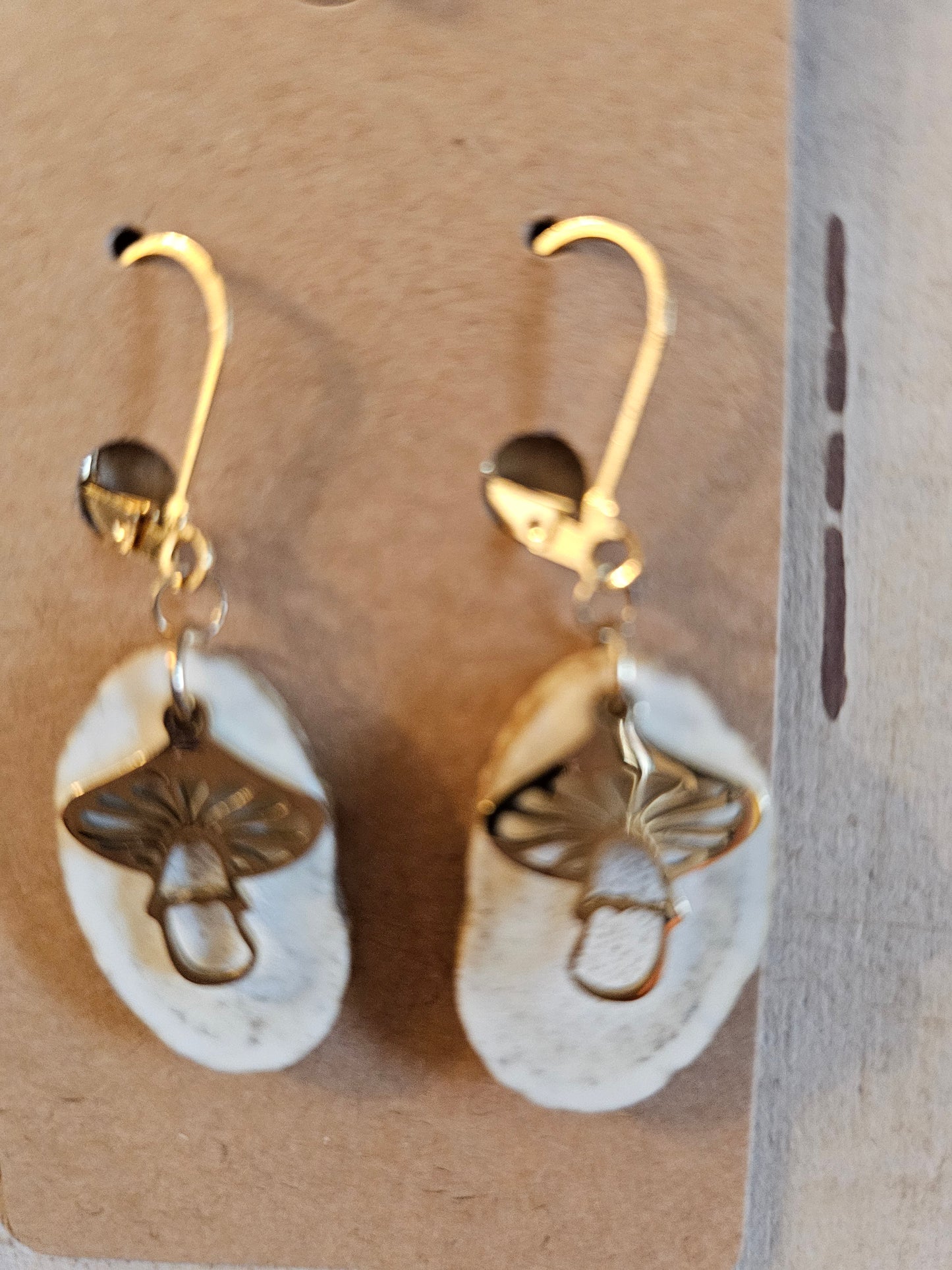 Antler Earrings Handmade