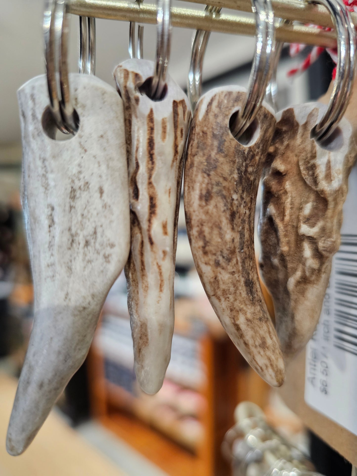 Antler Key Rings - Handmade