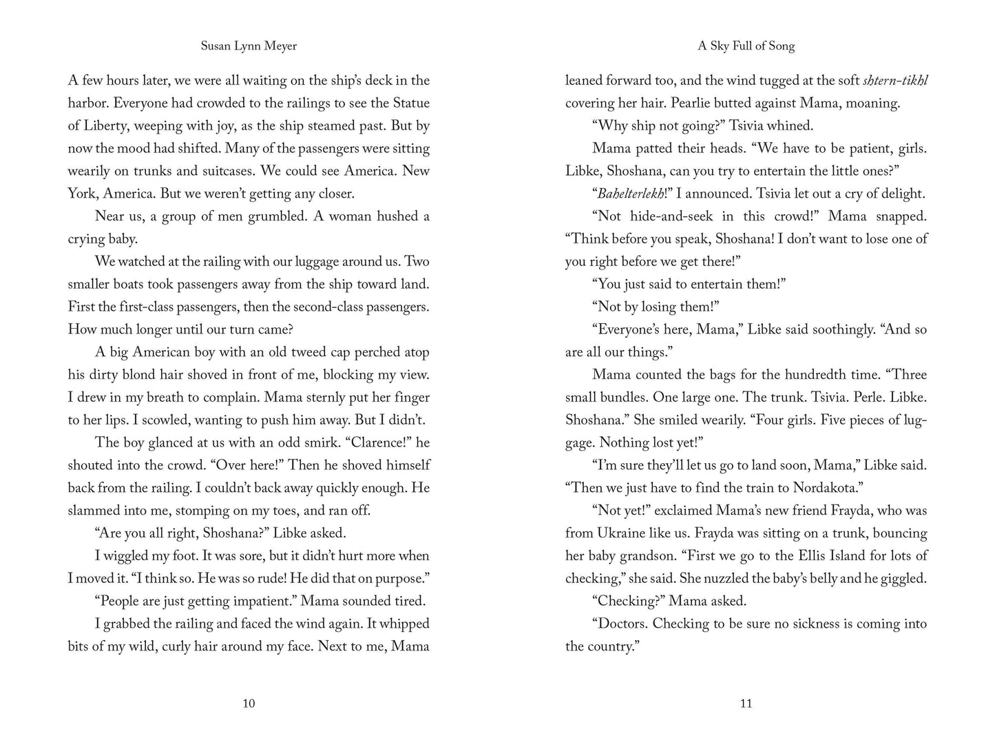 A Sky Full of Song by Susan Lynn Meyer