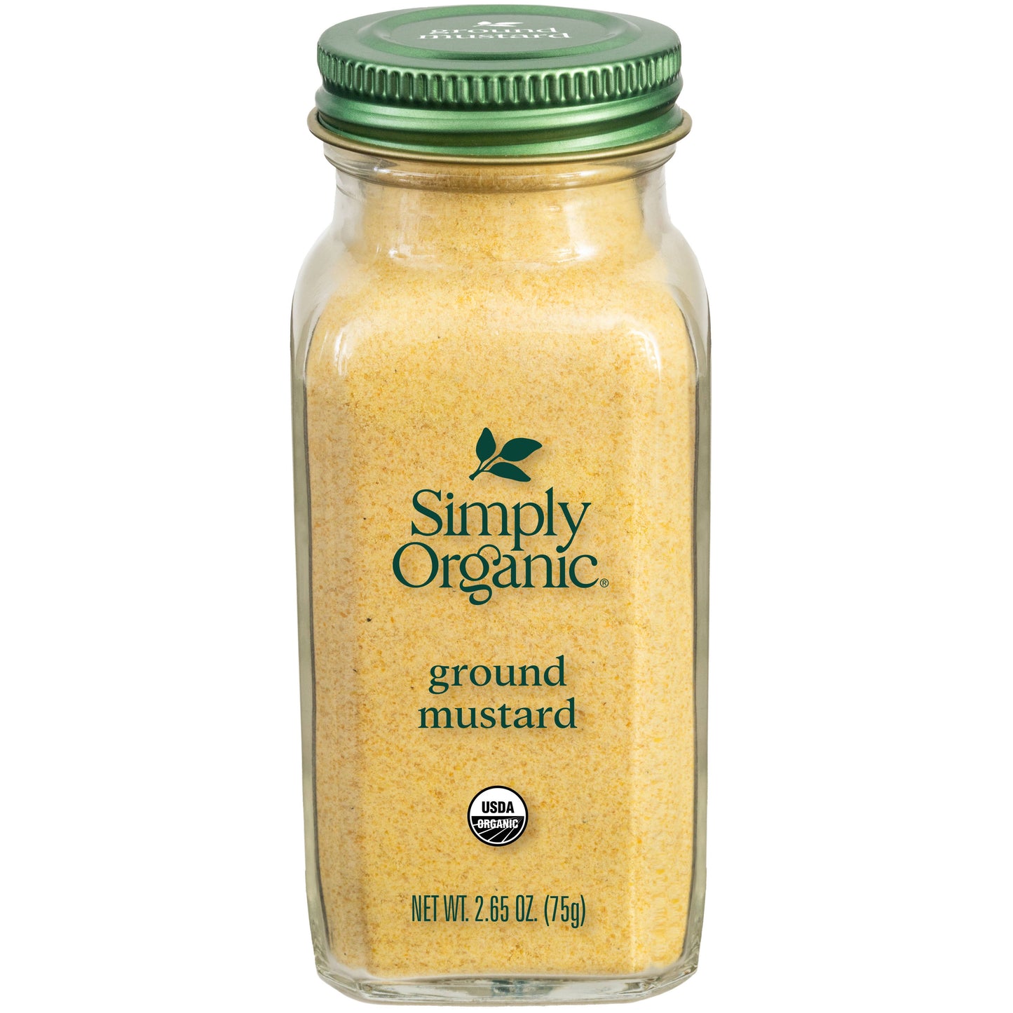 Pure Ground Mustard Seed, Certified Organic, Kosher, 2.65 Oz