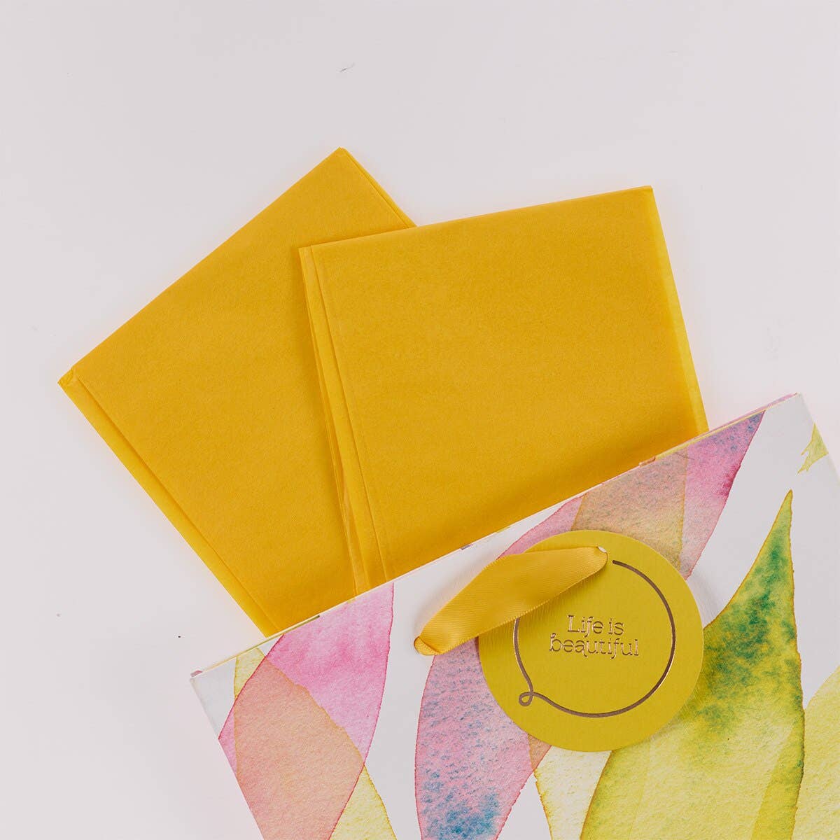 Gift Bag MD Citrus Leaves Beautiful