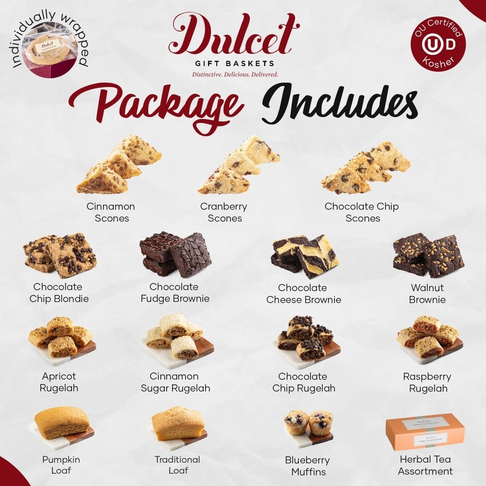 Deluxe Pastry and Tea Gift Set