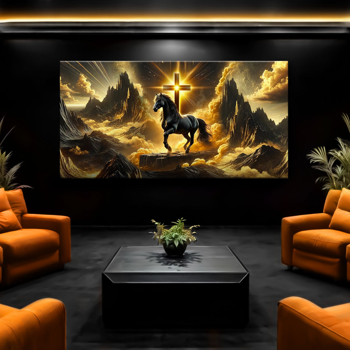 3D Horse Faith Wall Art