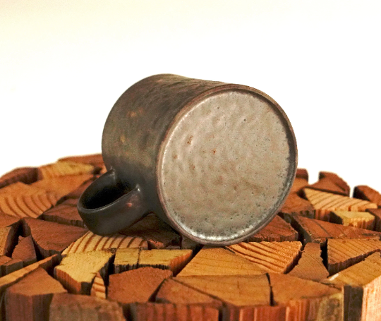 Stone Gray & Bronze Espresso Mug