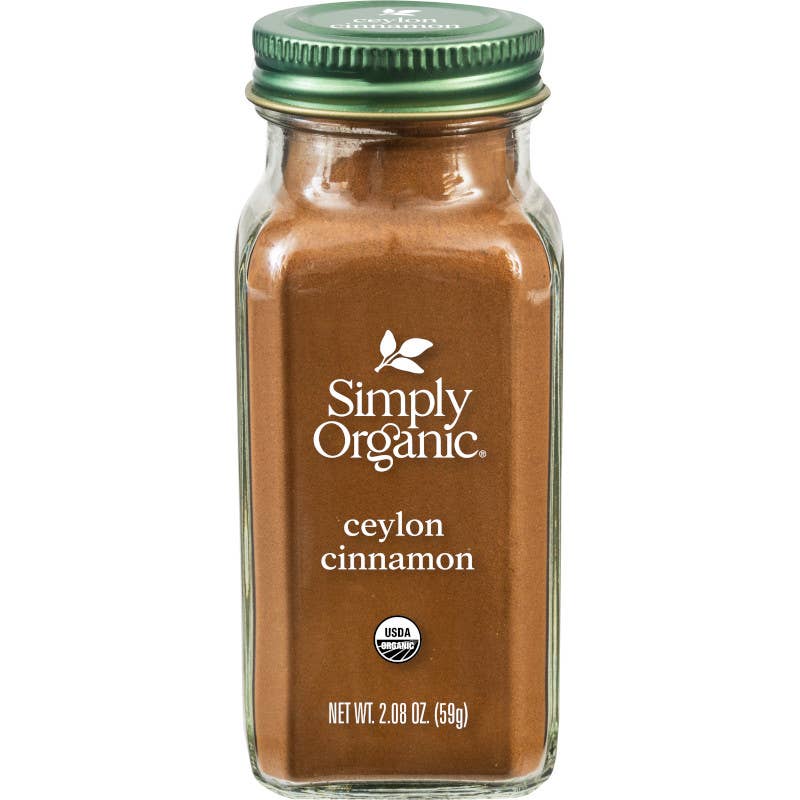 Cinnamon (Pure Ceylon), Certified Organic, Vegan, 2.08 oz
