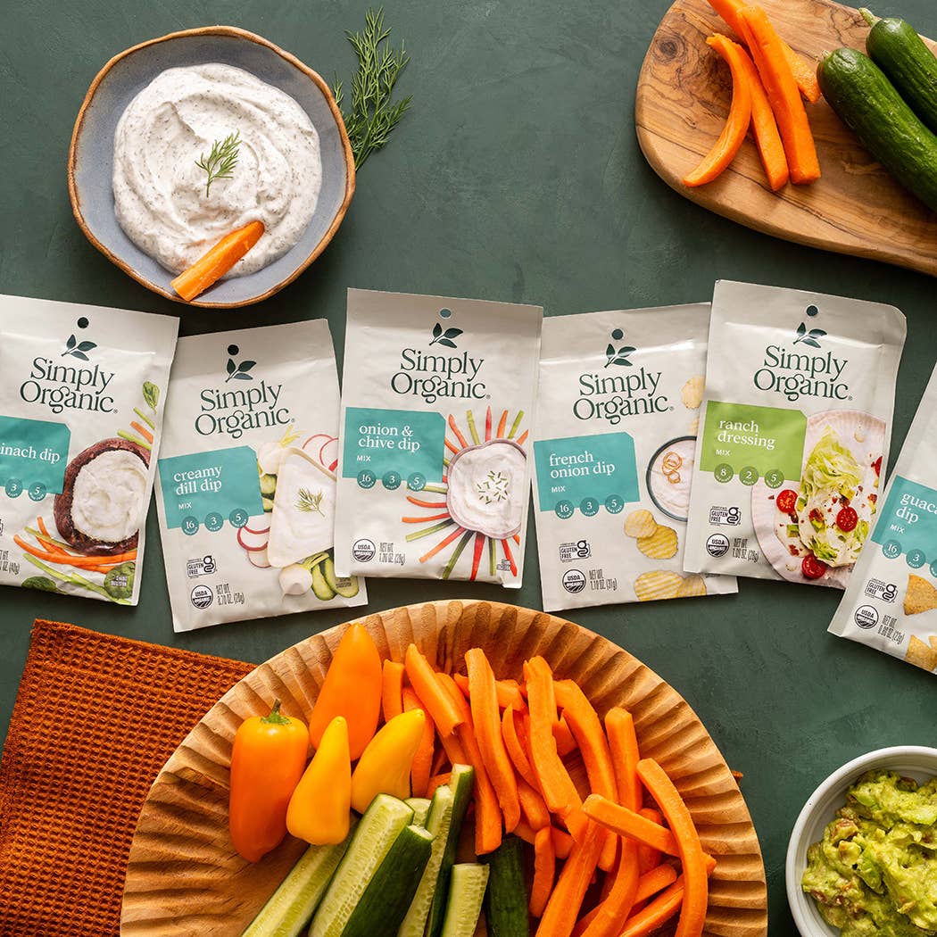 Onion & Chive Dip Mix, Certified Organic, Kosher, 1 Oz