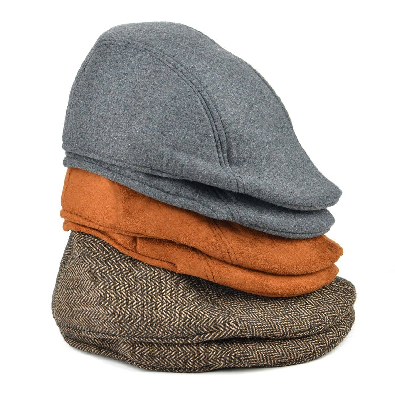 Fall/Winter Patterned Flat Ivy Hats