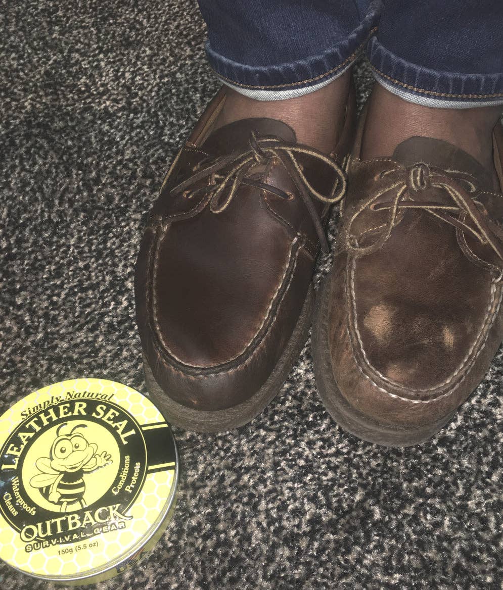 Outback Survival Gear 5.5oz Tin ~ Leather Seal Conditioner Moisturizer Protects