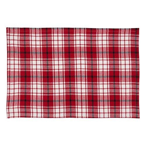 Fennco Style Holiday Plaid Cotton Table Runner 16" W x 72" L — table setting accent for dining and special occasions online gift shop find