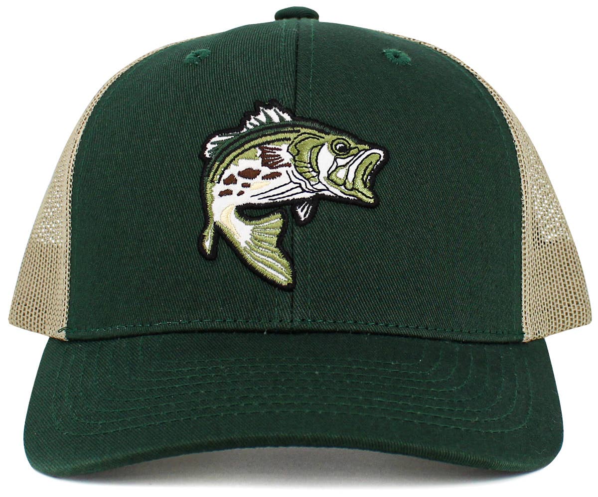 Bass Fish Mesh Ballcap