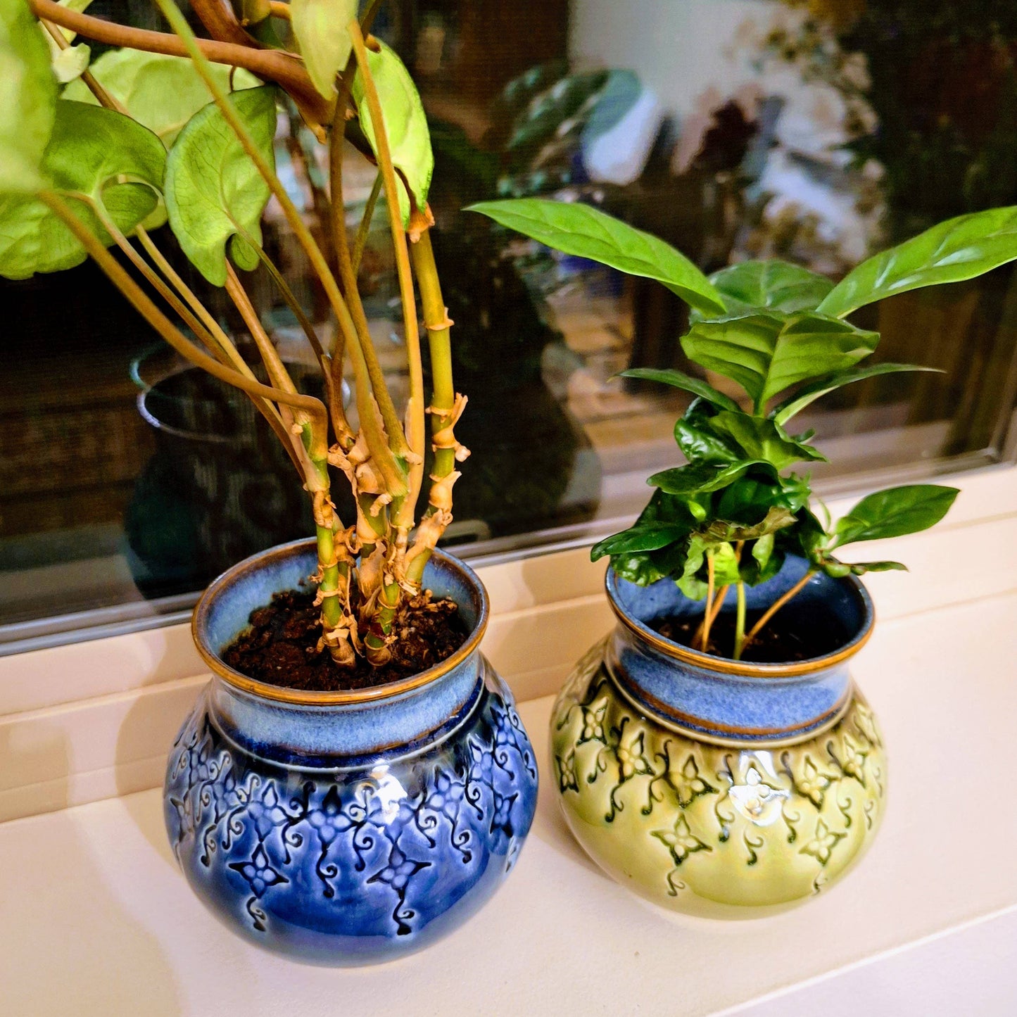 Handmade Stoneware Tabletop Planter Decoration Made to Order