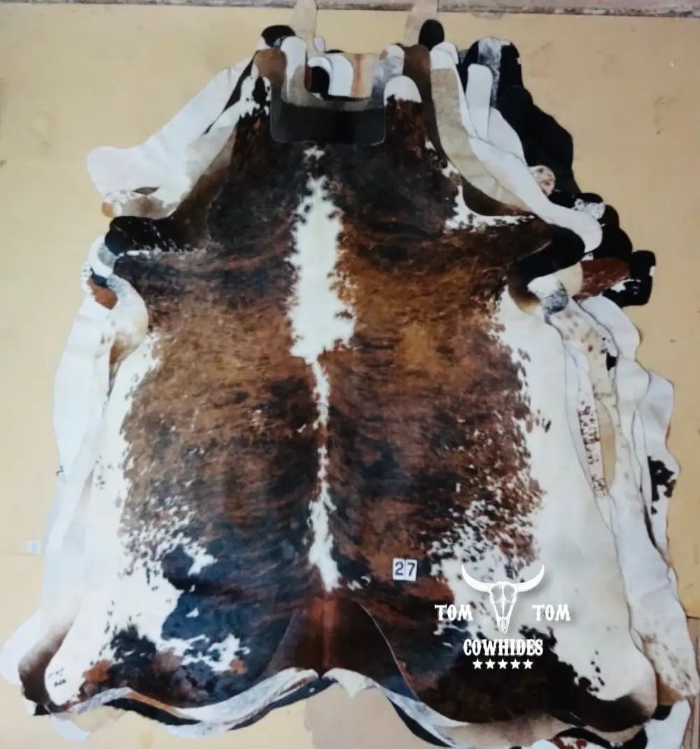 Cowhide Rug Combo Set Large Size 3 pcs Approx. 6x6 Feet