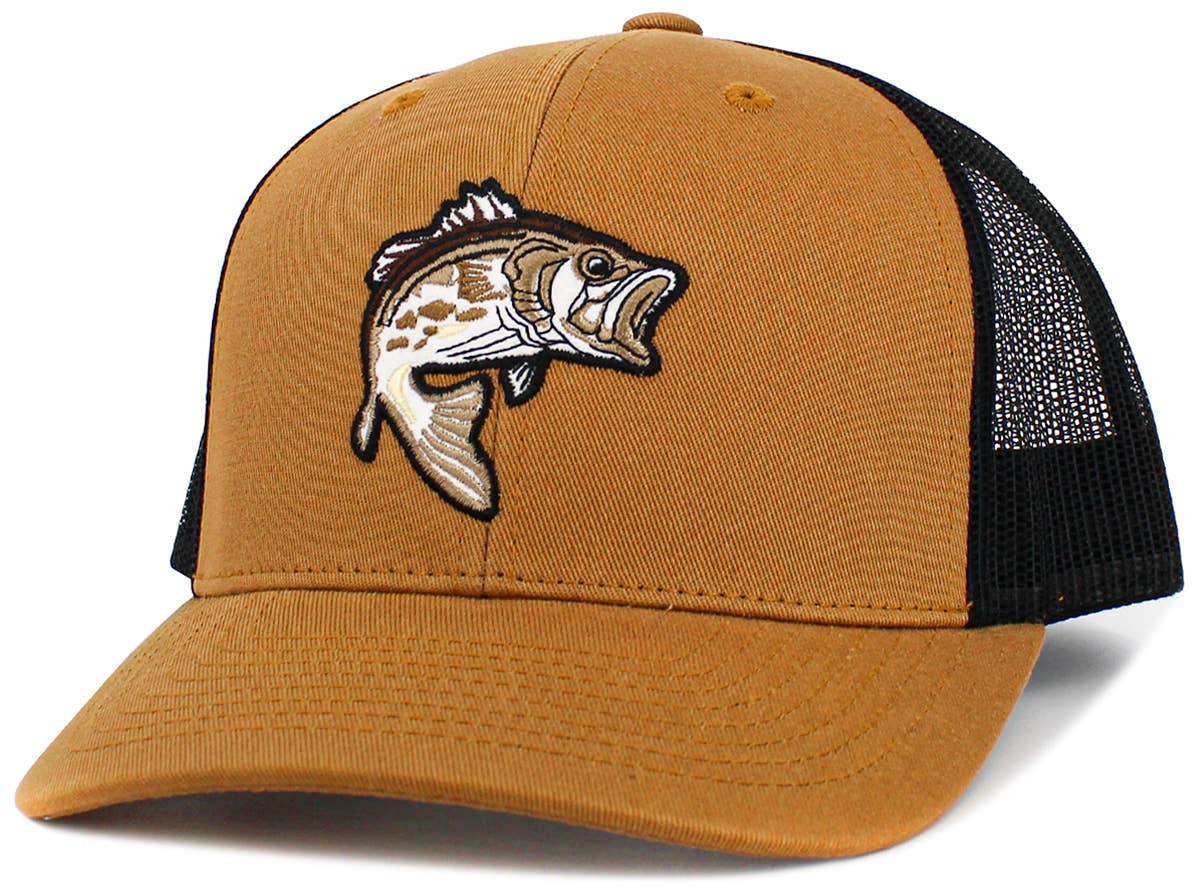 Bass Fish Mesh Ballcap
