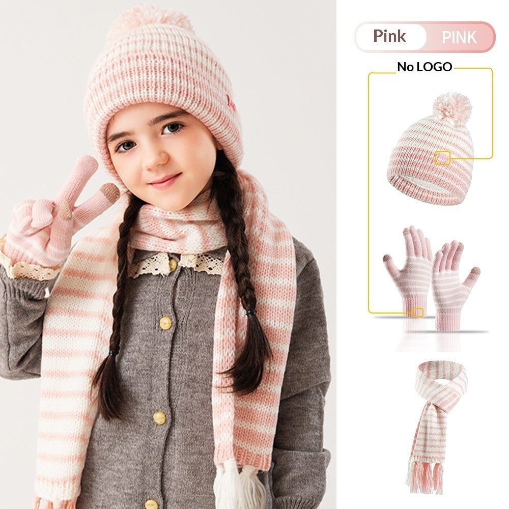 Cross-border Exclusive Childrens Knit Warm Hats Woolen Hats For Kids