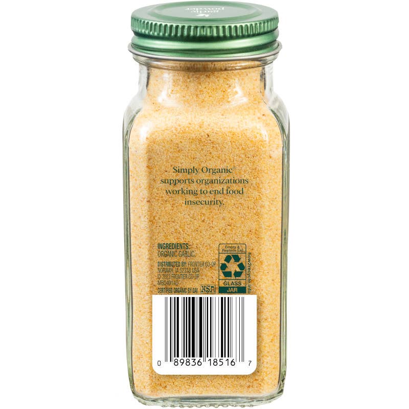 Simply Organic Garlic Powder, Certified Organic