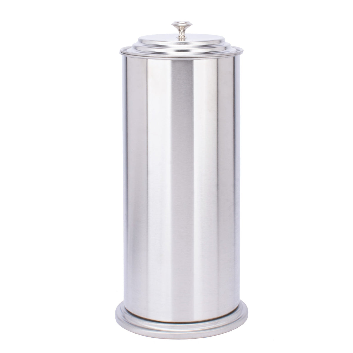Freestanding Extra Large Toilet Paper Holder (Stainless Steel Finish)