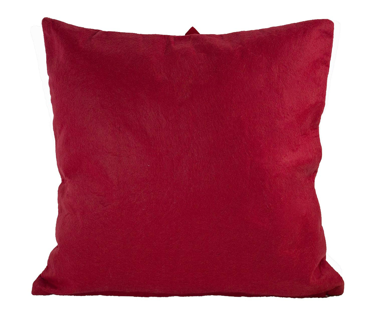 Sara's Garden Petal Decorative Throw Pillow. 17 Inch Square.