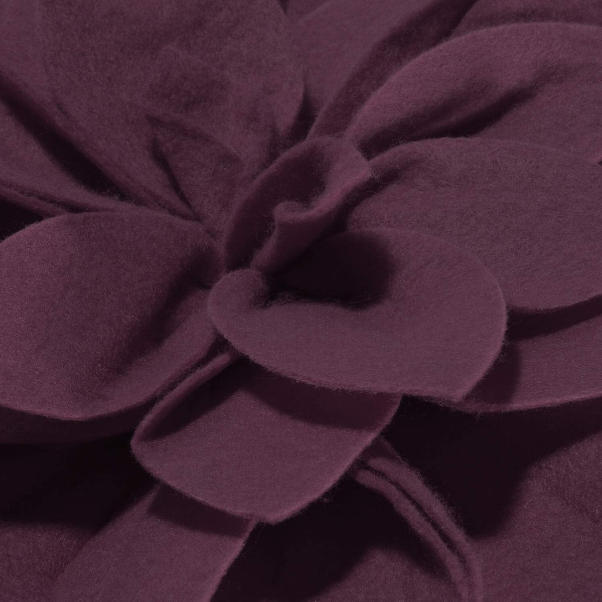 Sara's Garden Petal Decorative Throw Pillow. 17 Inch Square.