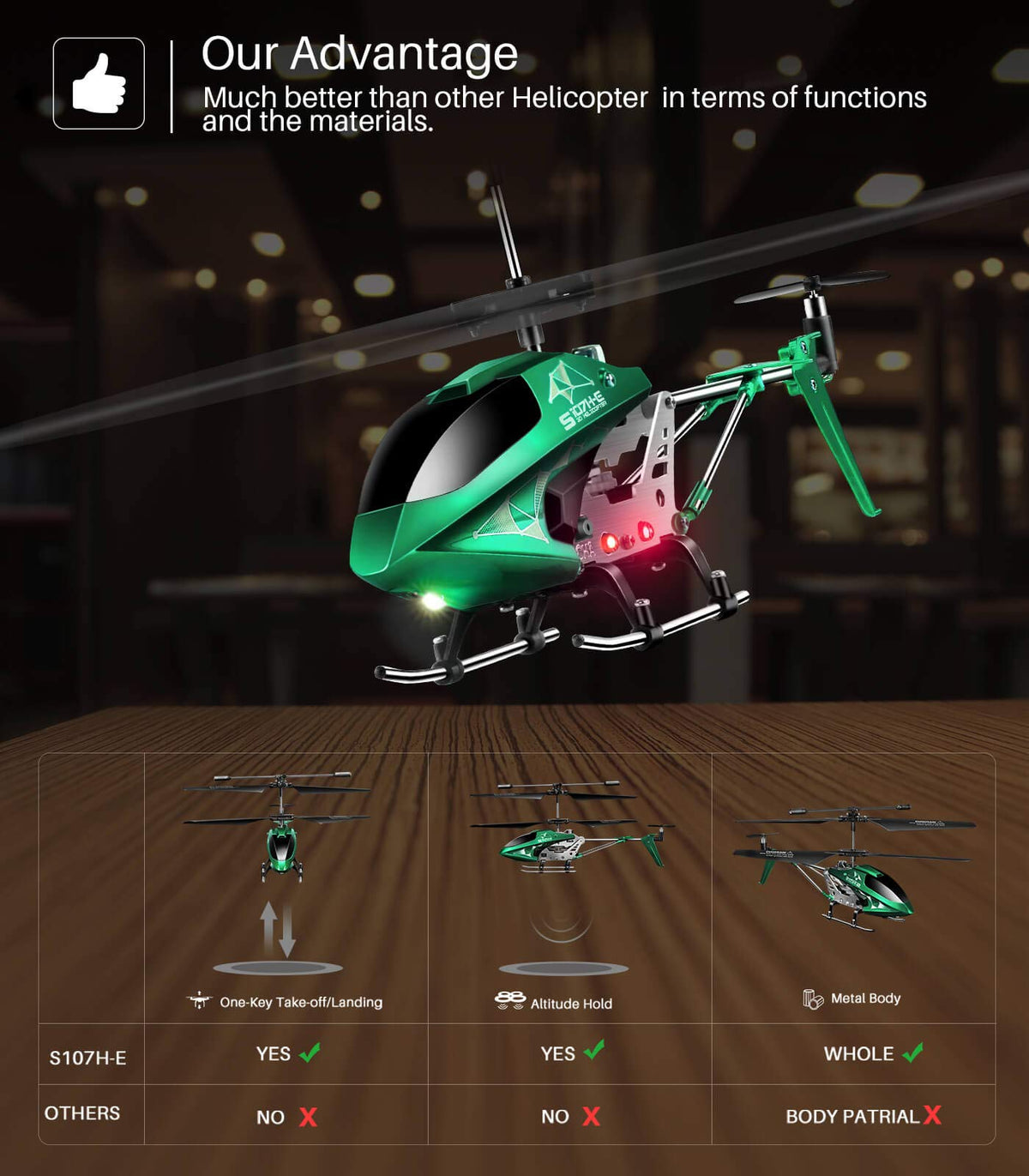 Green Thunder Gyro Heli