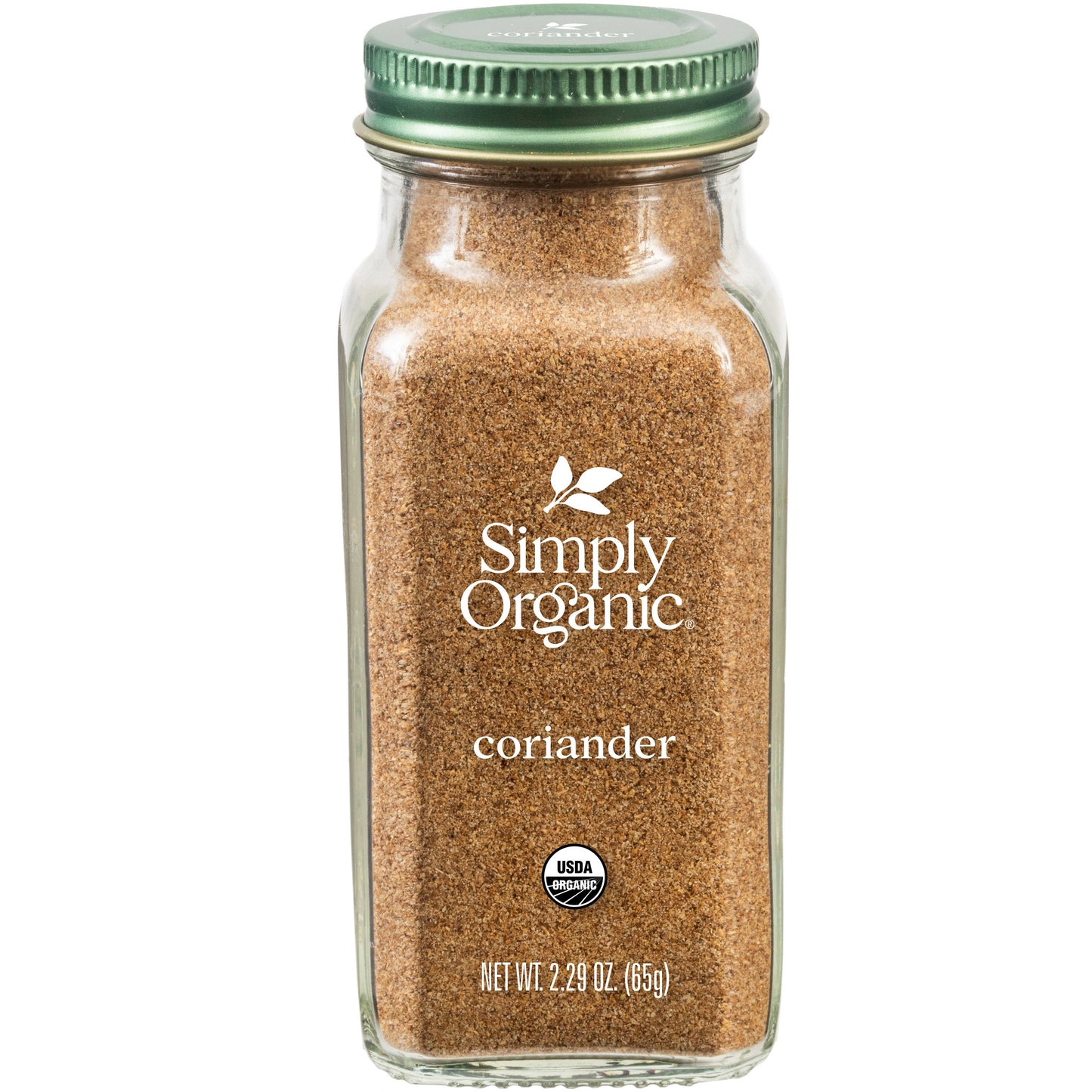 Pure Ground Coriander, Certified Organic, Kosher, 2.29 Oz
