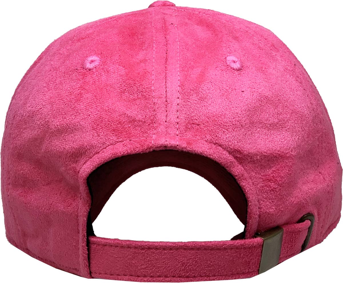 SUEDE BASEBALL CAP