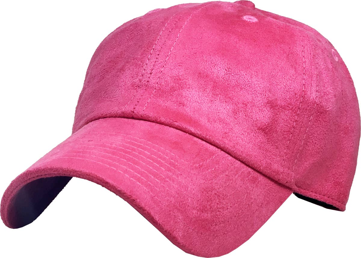 SUEDE BASEBALL CAP