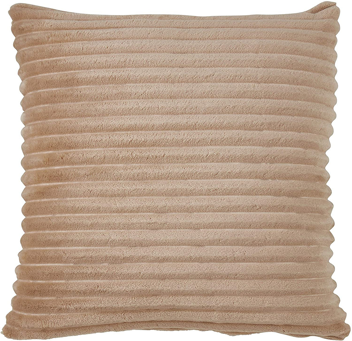 Plush Faux Rabbit Fur Throw Pillow 18" W x 18" L – Cushion for Couch, Bedroom, Living Room and Office Décor