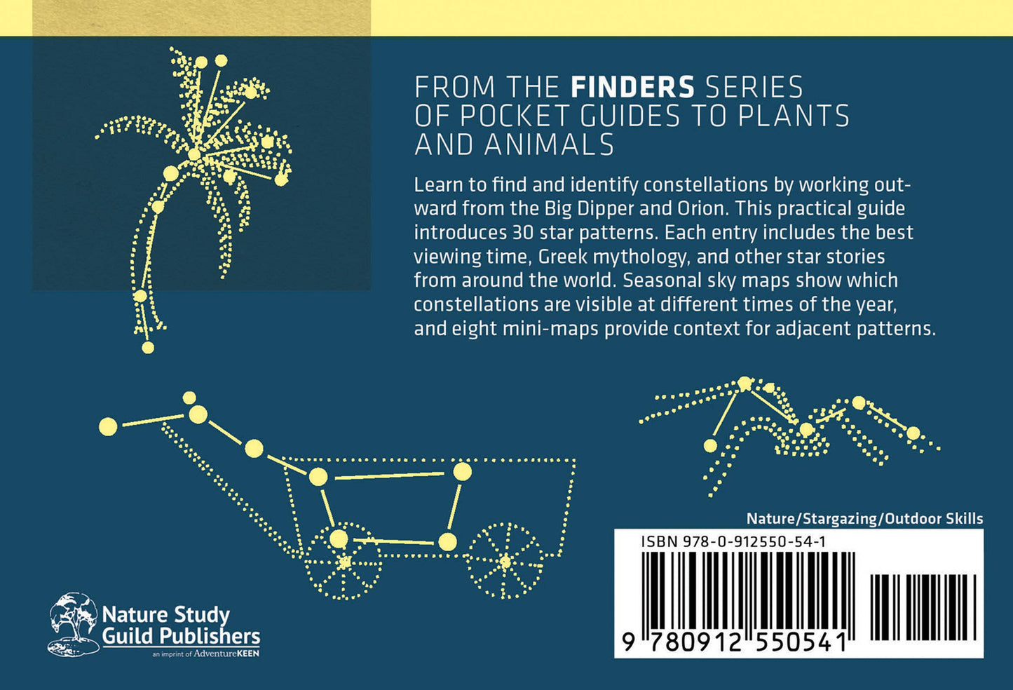Constellation Finder – 2nd Edition | Illustrated Night Sky Guide for Stargazers