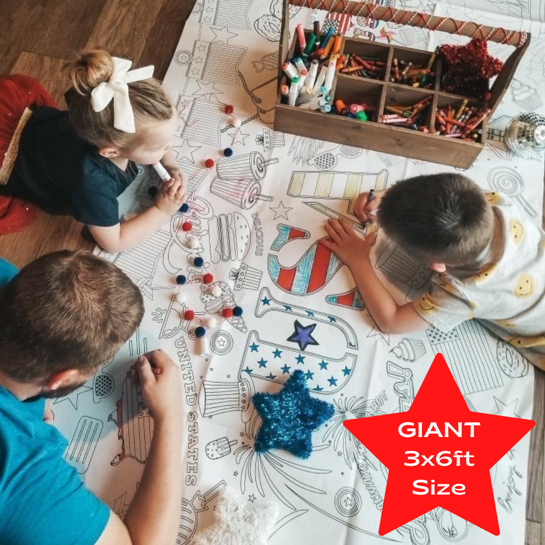 July 4th America 250 Party Coloring Bundle