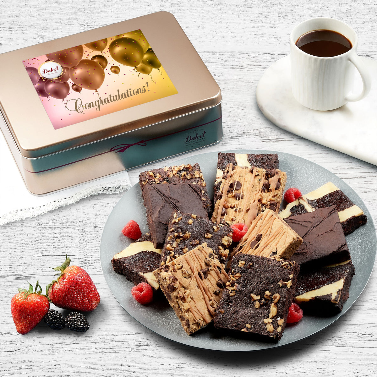Chocolate Brownie Tin Assortment
