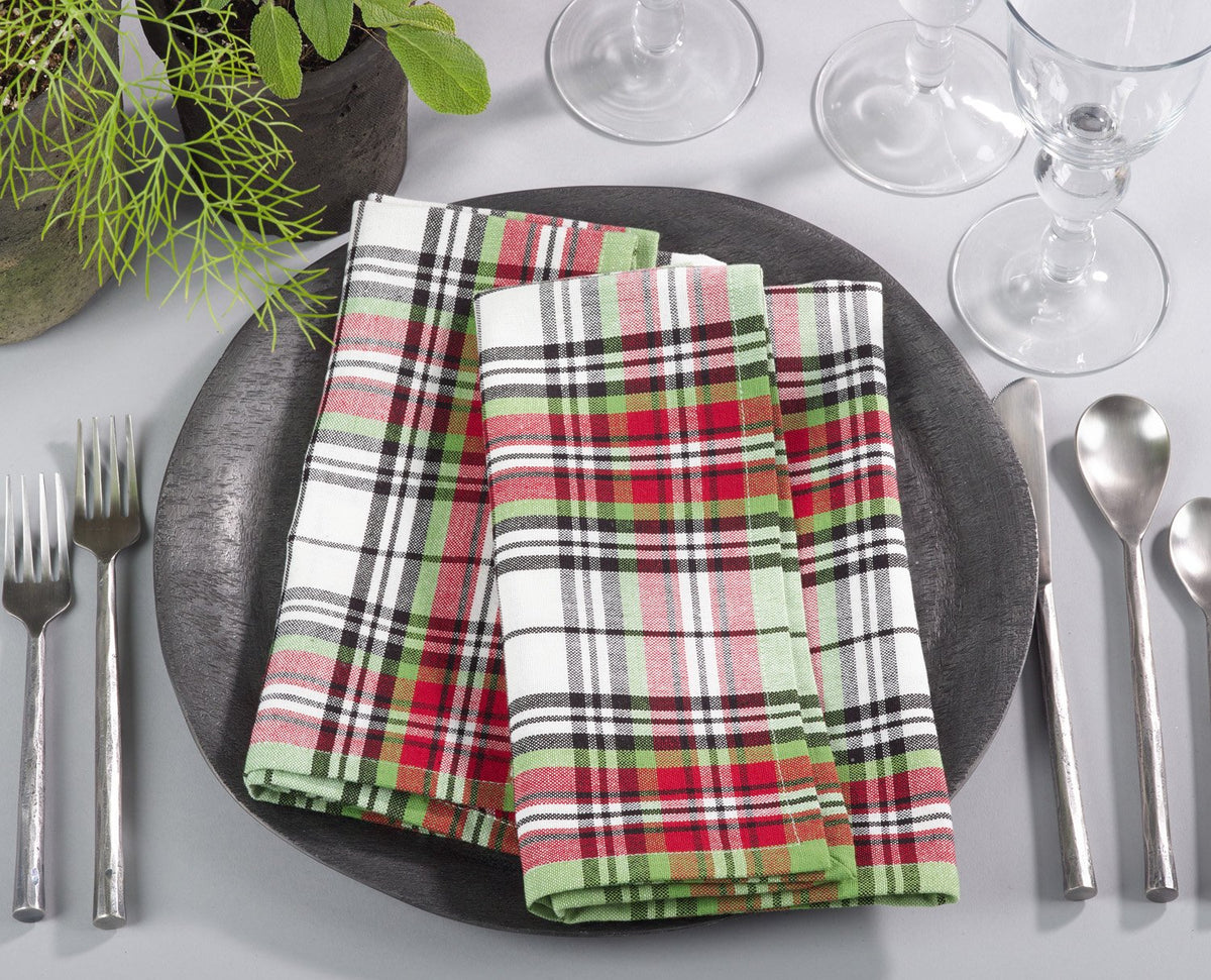Classic Plaid Design Tabletop Collection