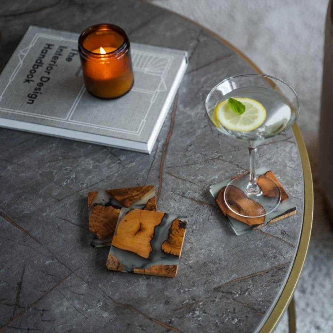Avocrafts Handcrafted Cedar Coasters