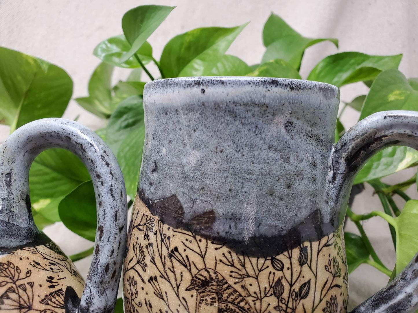 Birds & branches mug