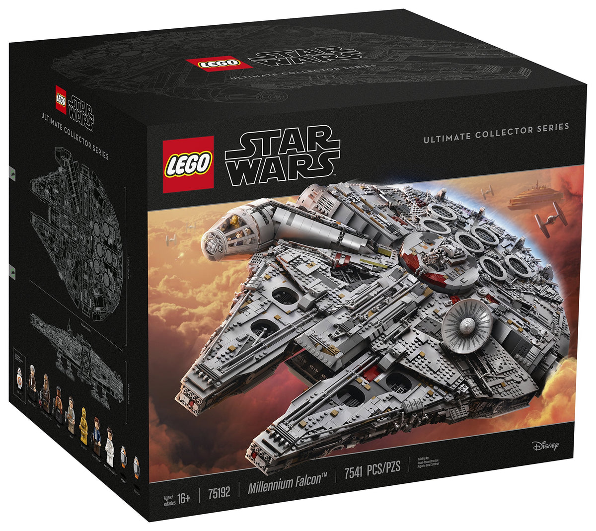 Star Wars Lego Ultimate Millennium Starship Expert Building Kit