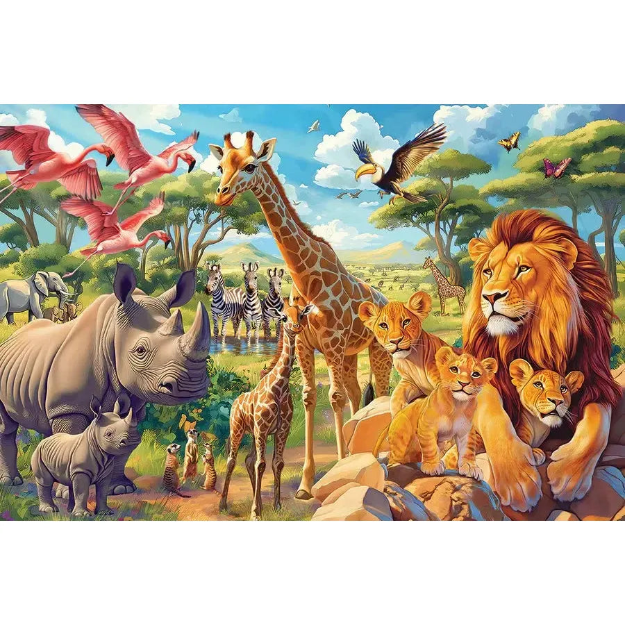 African Plains 35 Piece Floor Jigsaw Puzzle Cobble Hill