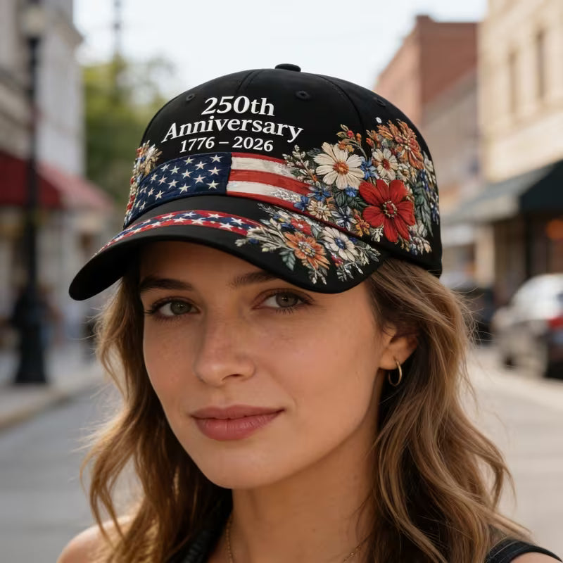 USA 250th Anniversary 3D Baseball Cap