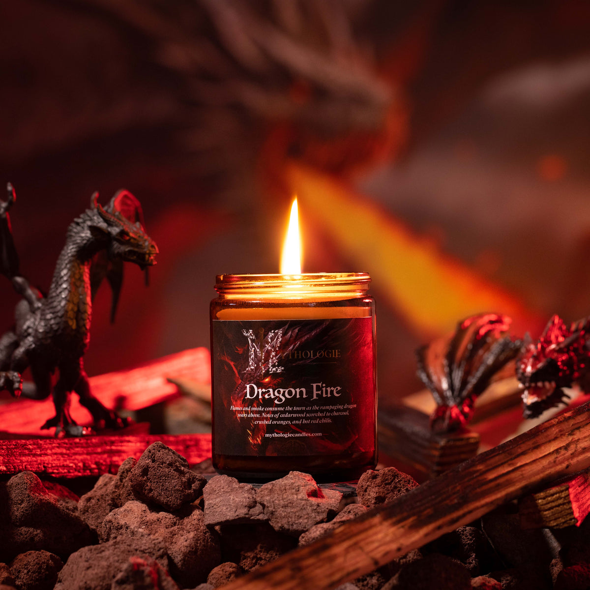 Dragon Fire Scented Candle