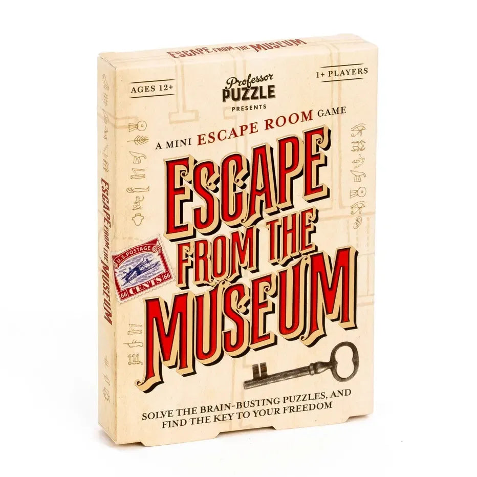 Escape From the Museum- Escape Room Card Game - Professor Puzzle