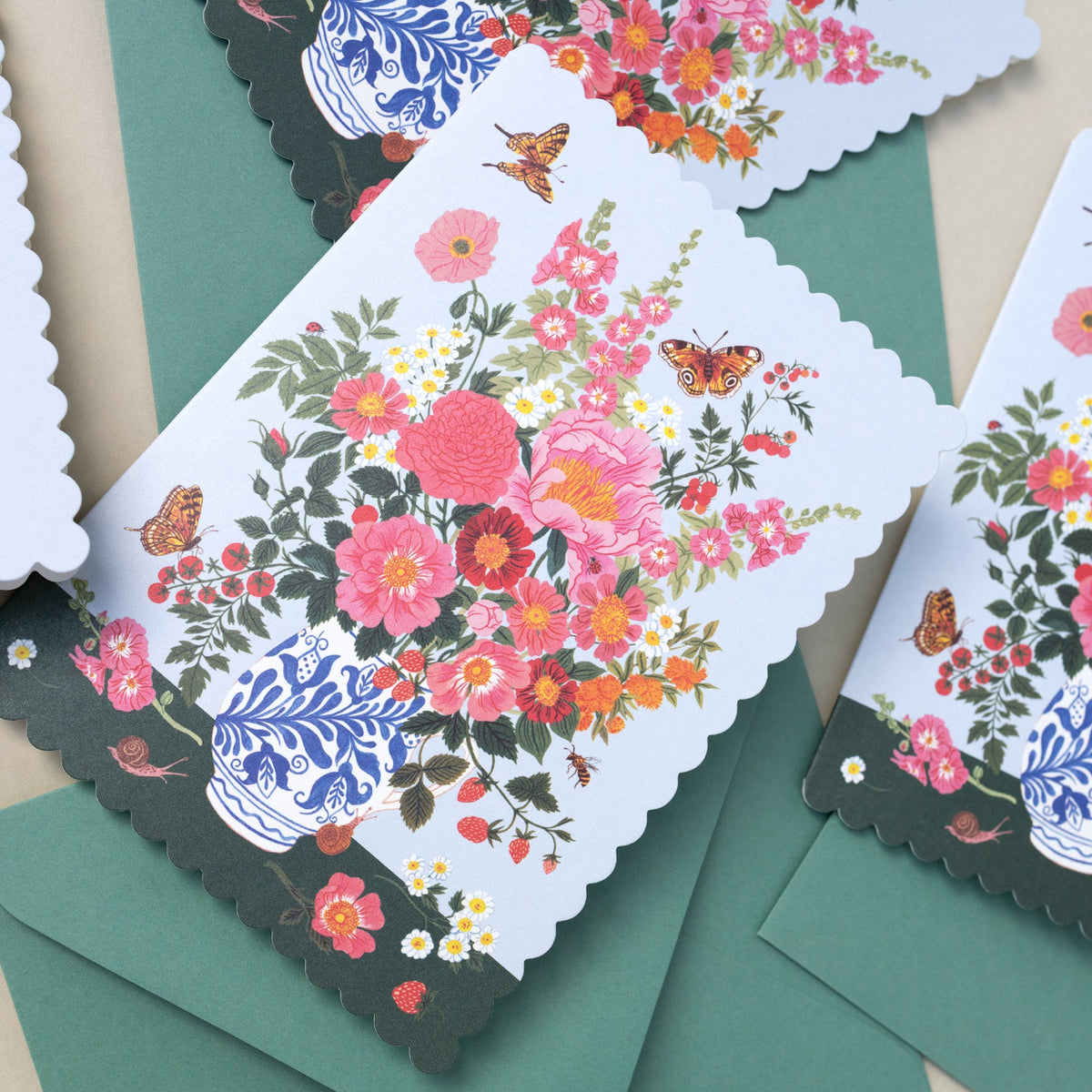 GARDEN VASE | A6 greeting card