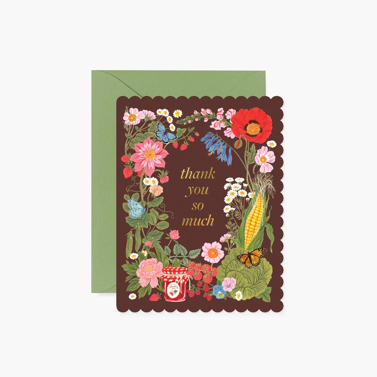HEIRLOOM GARDEN Thank You | greeting card