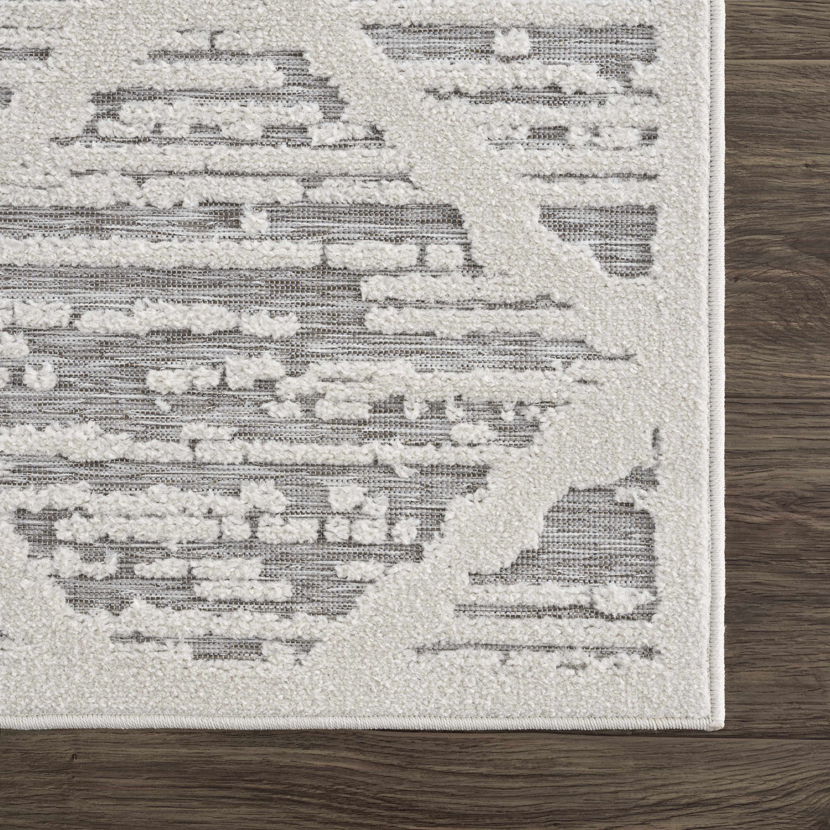 Gambang 3D Trellis Outdoor Area Rug - Clearance